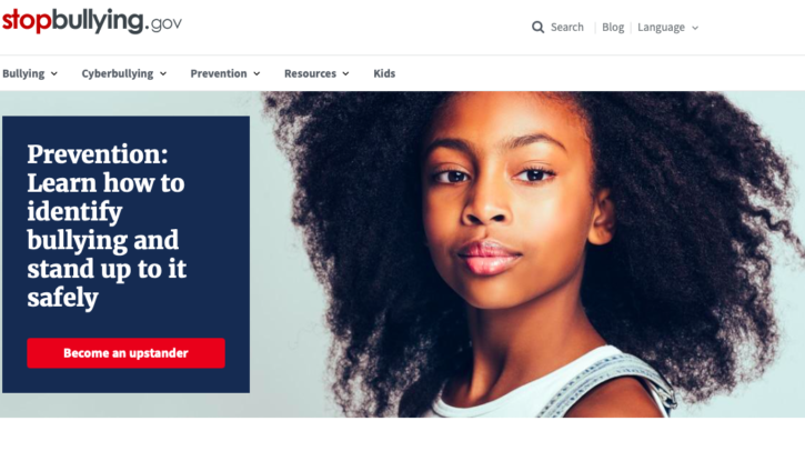 Ресурс правительства США по профилактике буллинга
